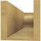 Ekena Millwork 6in. W x 6in. H x 24in. L Carmel Woodgrain TimberThane Rafter Tail, Primed Tan RFTUR06X06X24CARRCPR - alternate 3